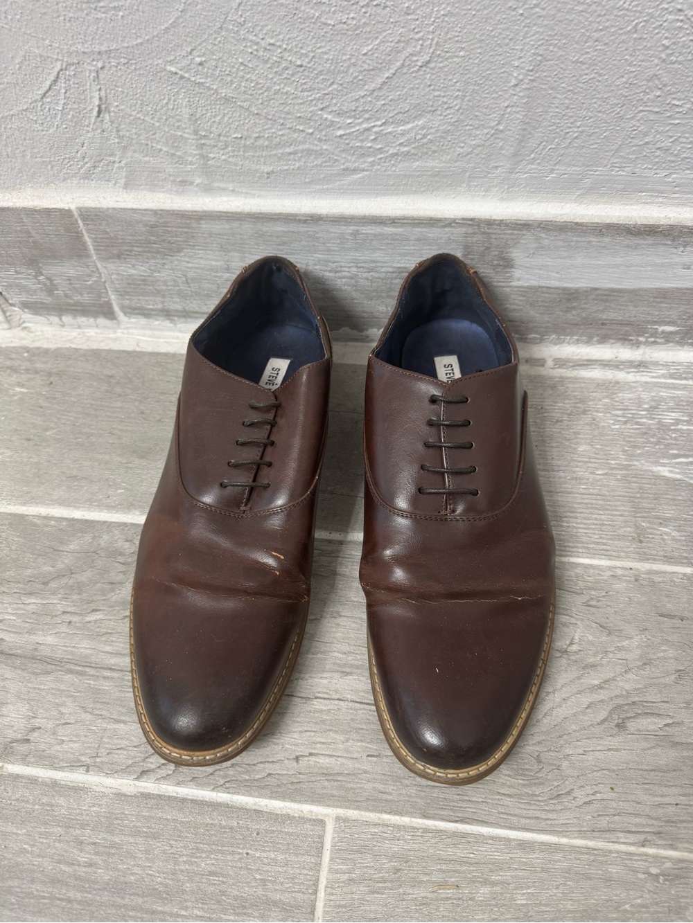 Steve Madden Men’s Brown Oxford Dress Shoes